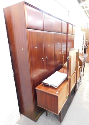 Lot 1582 - Bedroom furniture, comprising a three...
