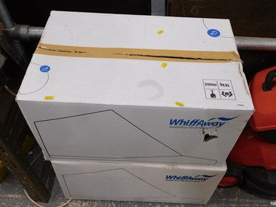 Lot 1587 - Two Whiffaway waterless urinals, model number...