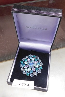 Lot 2174 - A John Richard costume jewellery brooch.