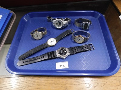 Lot 2177 - A group of fashion watches, comprising Sekonda,...