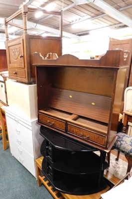 Lot 1712 - A group of furniture, to include three tier...