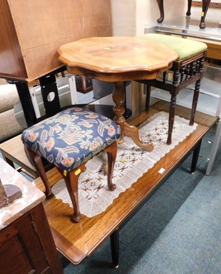 Lot 1713 - A group of furniture, to include a pair of...