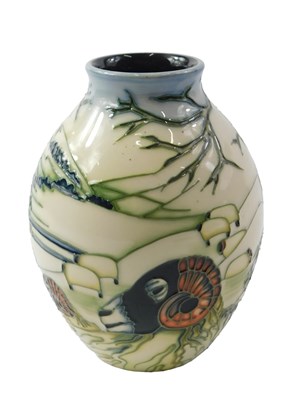 Lot 905 - A Moorcroft pottery Swaledale pattern vase,...