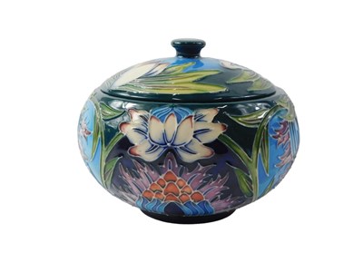 Lot 910 - A Moorcroft pottery Saadian pattern jar and...