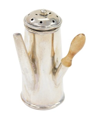 Lot 199 - A late Victorian silver miniature Argyle...