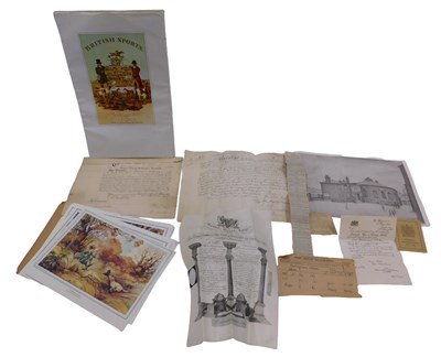 Lot 937 - A quantity of ephemera, to include a...