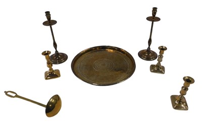 Lot 943 - A quantity of metalware, to include an Indian...