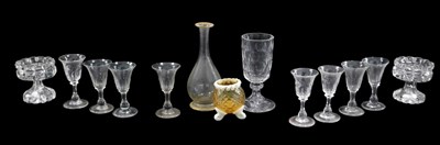 Lot 951 - A quantity of 19thC and later glass, to...