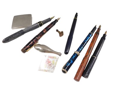 Lot 983 - Various fountain pens, etc., to include...