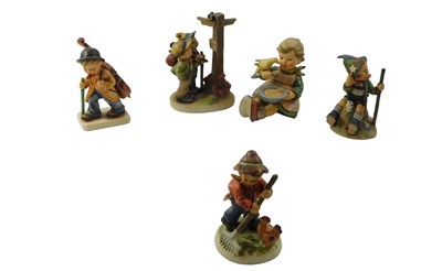 Lot 917 - A group of Goebel Hummel figures, comprising...