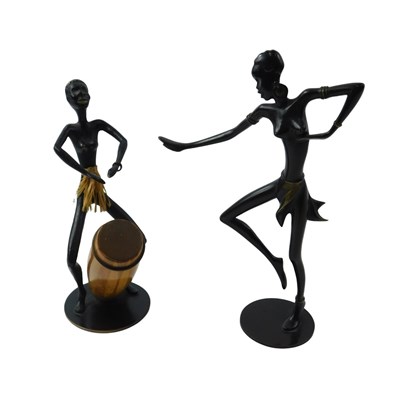 Lot 921 - After Richard Rohac. Model of an African...