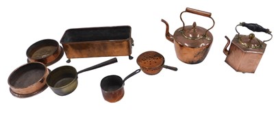 Lot 1035 - A quantity of metalware, to include a...