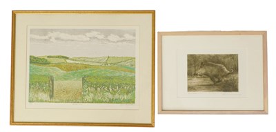 Lot 1006 - After Geoffrey Baxter. Swallow Wolds, artist...
