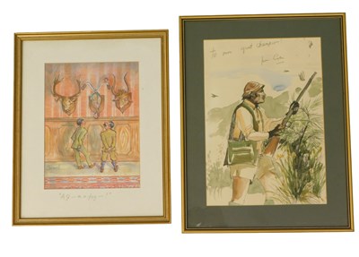 Lot 1007 - Creswell. A9-In the Fog, watercolour, 26cm x...