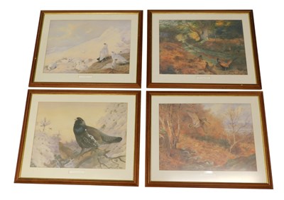 Lot 1009 - After Archibald Thorburn. Winter in the Glenn,...