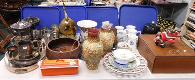 Lot 2244 - Plated ware, housewares and ceramics, to...