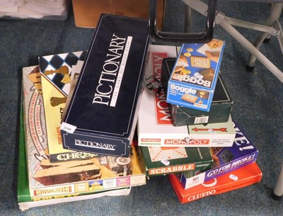 Lot 2249 - Board games, to include Monopoly, Yahtzee,...