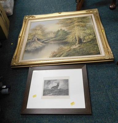 Lot 2251 - A framed print or engraving, from a painting...