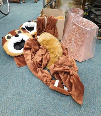 Lot 2255 - A pair of adult squirrel costumes, complete...