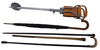Lot 1066 - A Tirion shooting or seat stick, with...