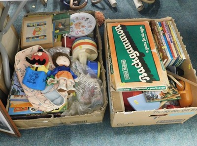 Lot 2260 - Toys and board games, children's books to...