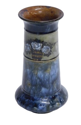 Lot 1109 - A Royal Doulton stoneware vase, decorated with...