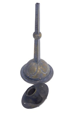 Lot 1110 - A WMF Arts and Crafts silver plated copper...
