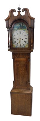 Lot 1142 - A 19thC longcase clock by Hardy Newark, the...