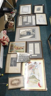 Lot 2267 - Pictures and prints, to include framed...