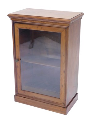 Lot 1218 - A Continental walnut small display...