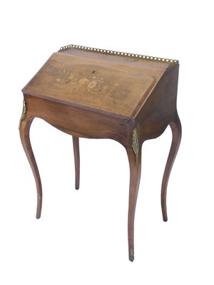 Lot 1221 - A late 19th/early 20thC Continental rosewood...