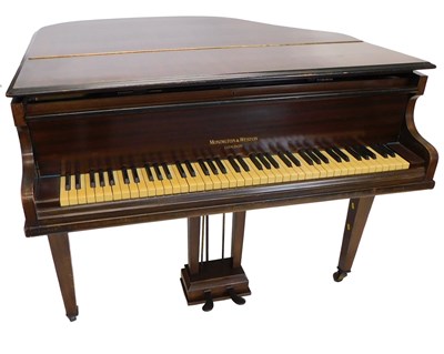 Lot 1227 - A Babette mahogany cased baby grand piano,...