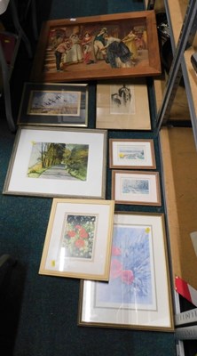 Lot 2237A - Pictures and prints, to include poppies,...