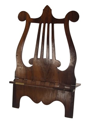 Lot 955 - A Victorian rosewood portable music...