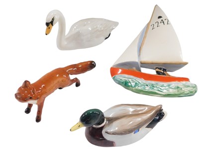 Lot 973 - A Beswick wall plaque, modelled in the form of...