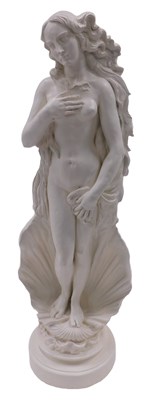 Lot 1043 - A painted composition figure of the Birth of...