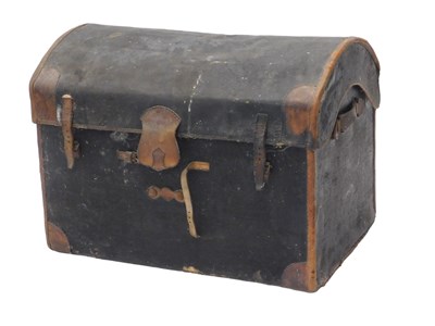 Lot 1063 - A late 19th/early 20thC canvas and leather...