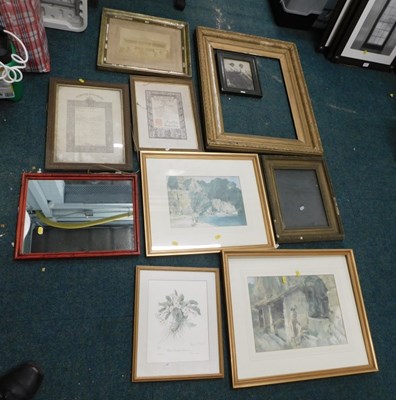Lot 2278 - A quantity of pictures and prints, to include...