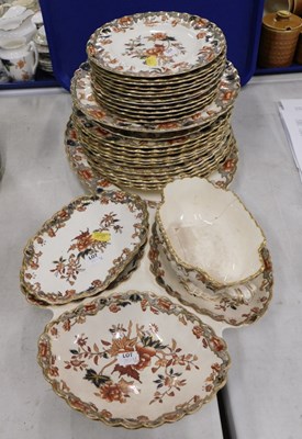 Lot 2041A - A part Copeland dinner set comprising plates...