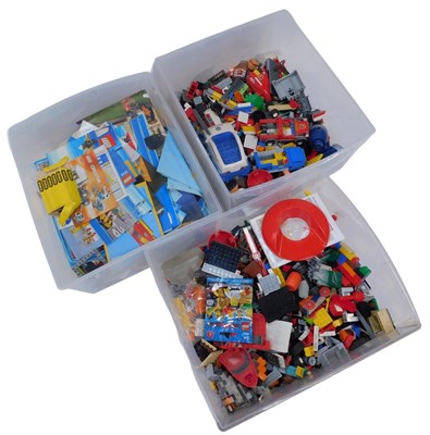 Lot 499 - Various Lego and instruction books, contained...