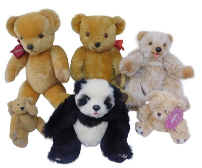 Lot 516 - Various bears, including panda bear, by 21st...