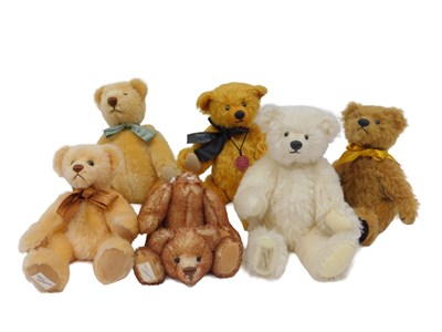 Lot 536 - Deans Rag Doll bears, including Hudson, Hubert,...