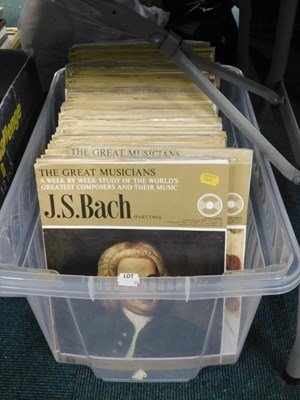 Lot 2083B - The Great Musicians record collection, week by...