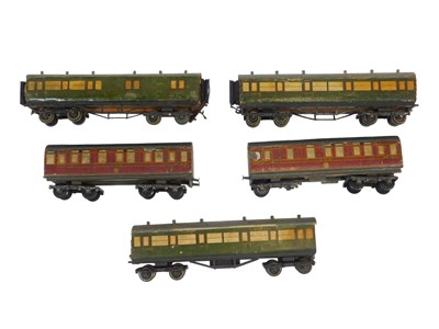 Lot 571 - Various O gauge coaches, including LMS 18503,...