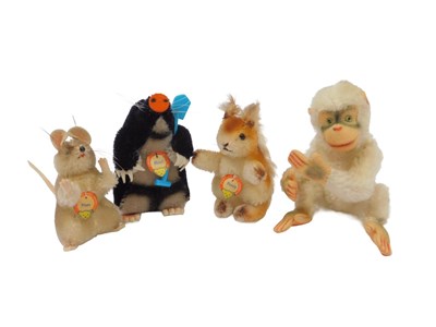 Lot 607 - A Steiff Maxi the Mole, Steiff Possy the...