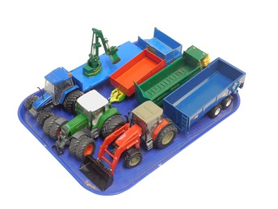 Lot 657 - Britains and Siku unboxed diecast, including a...