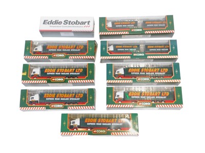 Lot 677 - Corgi and Atlas Editions Eddie Stobart boxed...