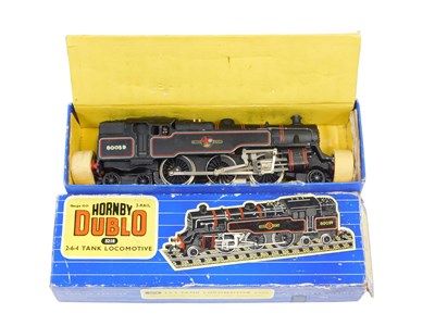 Lot 694 - A Hornby Dublo three rail 2-6-4 tank...