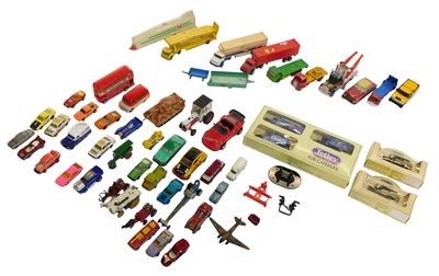Lot 706 - Matchbox, Corgi and other boxed and unboxed...