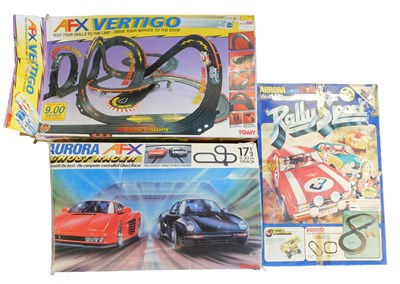Lot 718 - Tomy AFX Vertigo and Aurora slot car...
